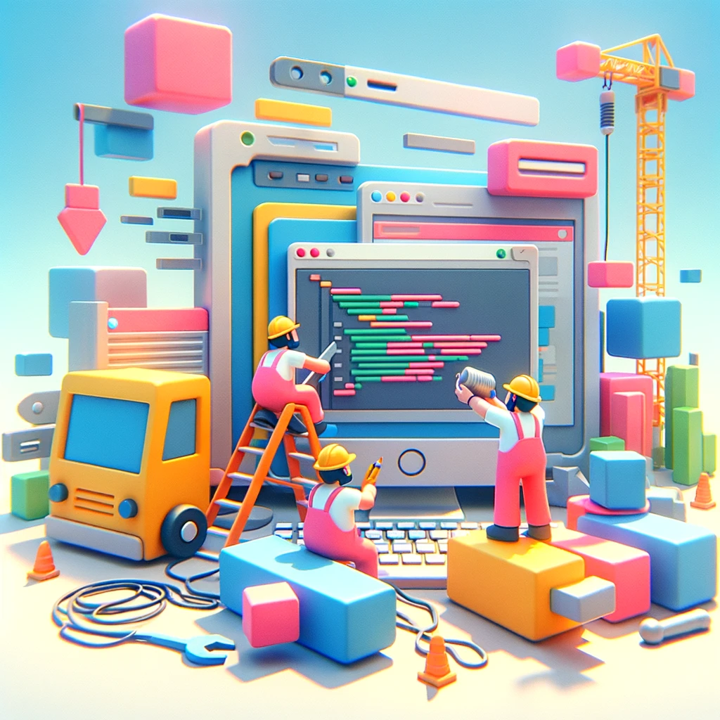 low poly steps